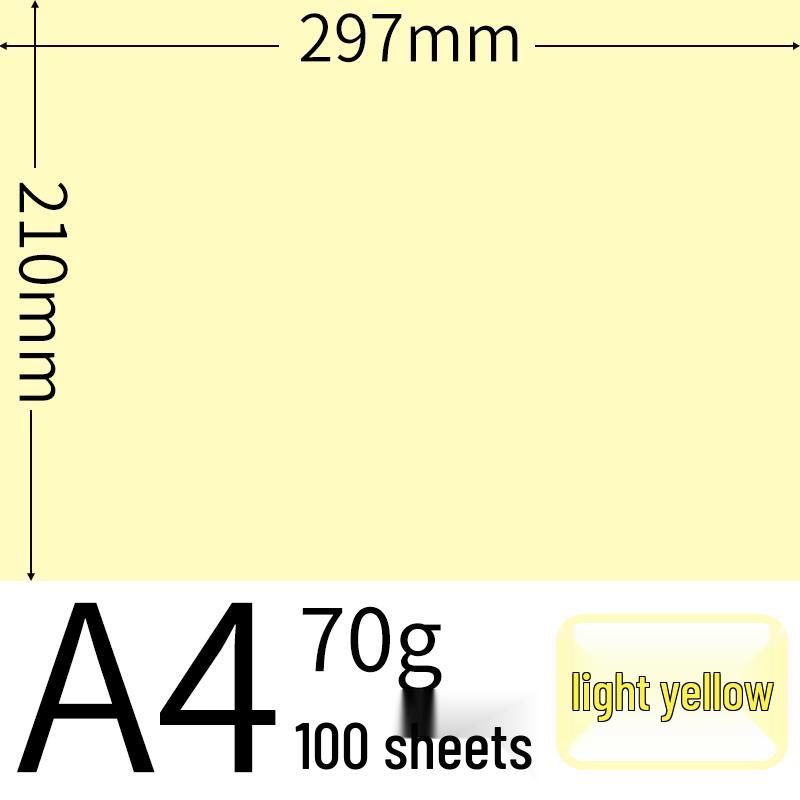 Papier Coloré A4 - 80g, 500 Feuilles, 25 Couleurs, Idéal pour le Bureau, l'Impression, la Reliure et les Étudiants