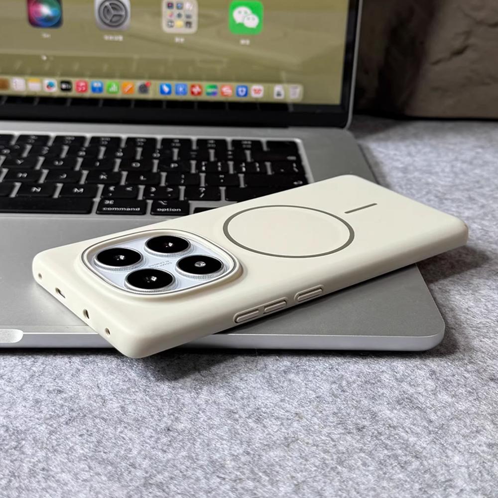 Ultra Thin Solid Color Matte Hard Case For Xiaomi Redmi Note 14 13 Pro Plus 14R 14C 13C Magnetic Wireless Charge Slim Back Cover