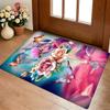 Butterfly Garden Living Room Nonslip Area Rug Soft Carpet For Bedroom Game Playroom Sofa Office Home Decor Doormat Christmas Gift C9264