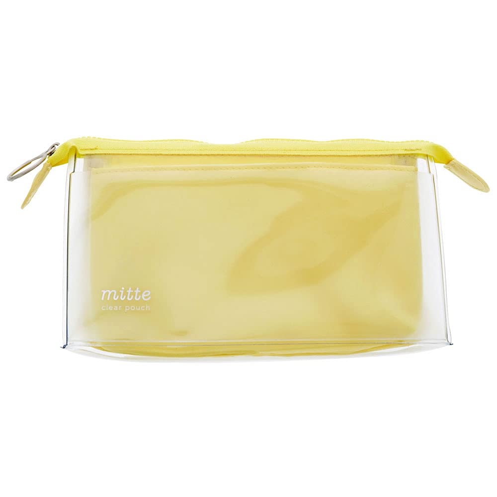 

Пенал Sunstar Stationery Прозрачный чехол Mitte с ластовицей Светло-желтый S2314410