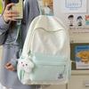 Schoolbag Small Fresh Cute Ins Large Capacity Schoolbag Female Junior High School High Value Backpack Versatile Backpack New