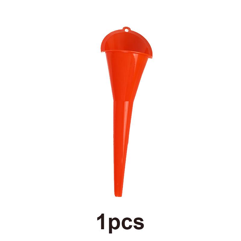 Car Long Stem Gasoline Oil Fuel Filling Tools Anti-splash Plastic Funnel Set for Car Gas and Fluids Auto Home Function Plastic