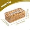 Tissue Box Cover Container Iron Art Rectangle Facial Paper Napkin Holder for Bar Home