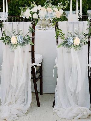 2 Stück künstliche Blumen für Hochzeit, Gang, Dekoration, Rose, Stuhllehne, Blume, Gangmarkierung, Bank, Blumenarrangement für Hochzeitszeremonie, Dekoration