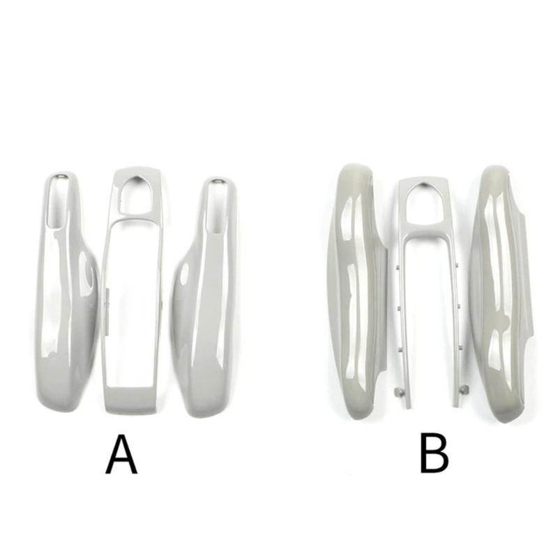 3 Piece ABS Key Fob Cover Set For 911 Vehicles Shockproof Protection Enhancing Grip Lightweight Design Easy Installation