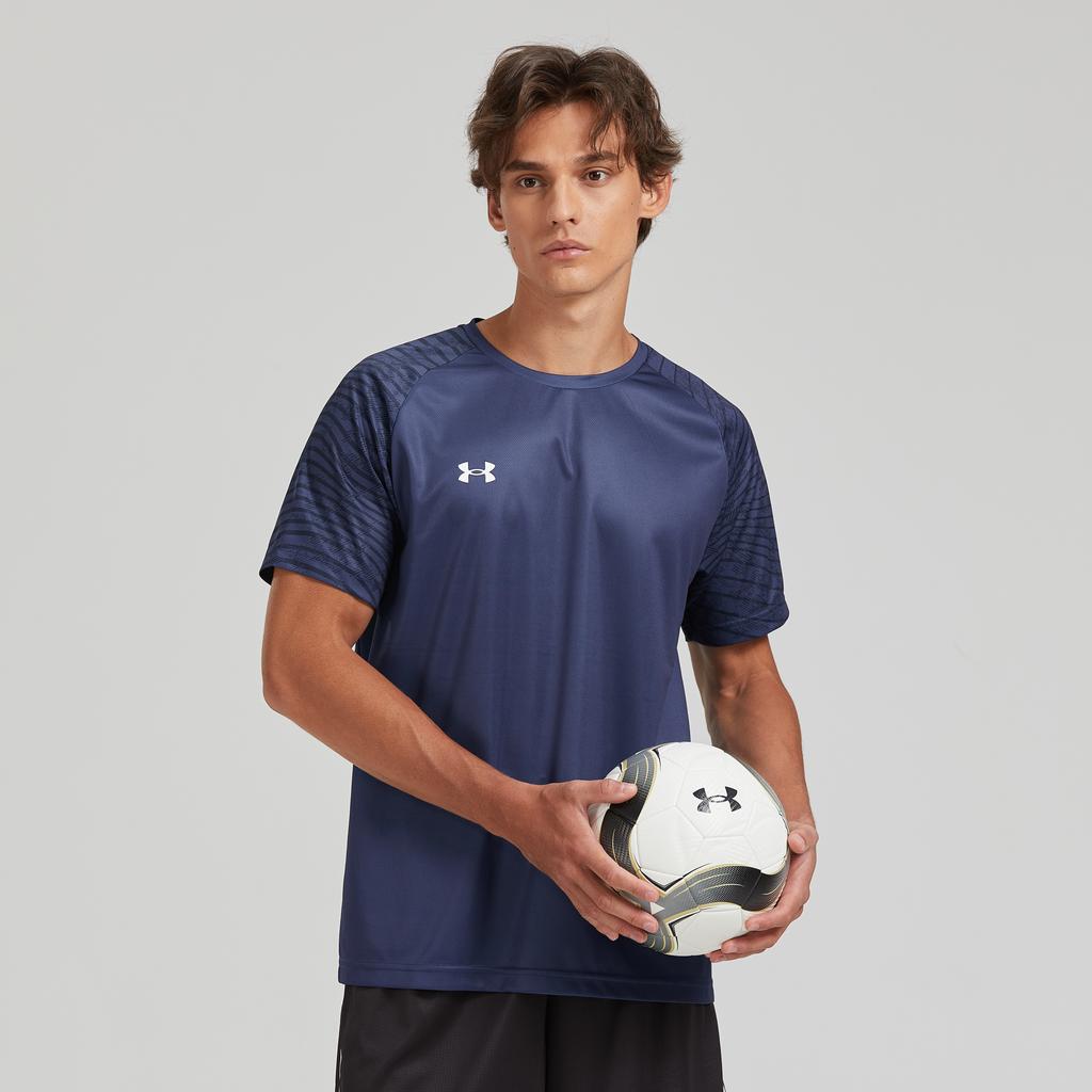 Under Armour Minimalist Logo Sports Pullover Crew Neck Printed Short Sleeve T-Shirt Unisex T-Shirt Blue 24500509-408