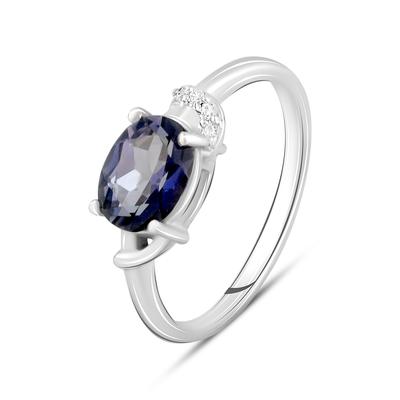 Silver Ring with Mystic Topaz 0.99ct (2112976) 2.1 Gr. 925 Samples