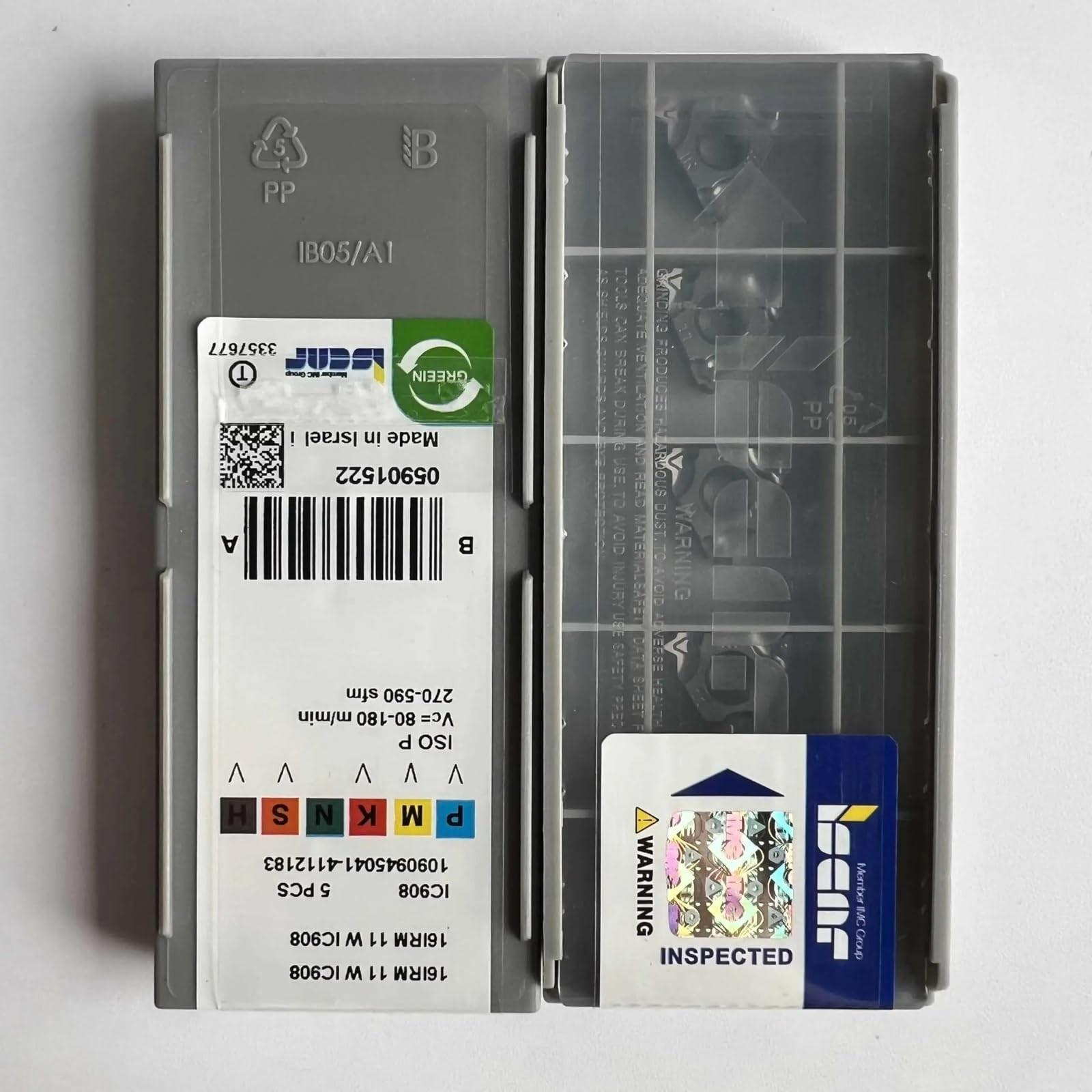 

ISCAR / 16IRM11W IC908 /Industrial indexable Carbide Inserts 10 PCS