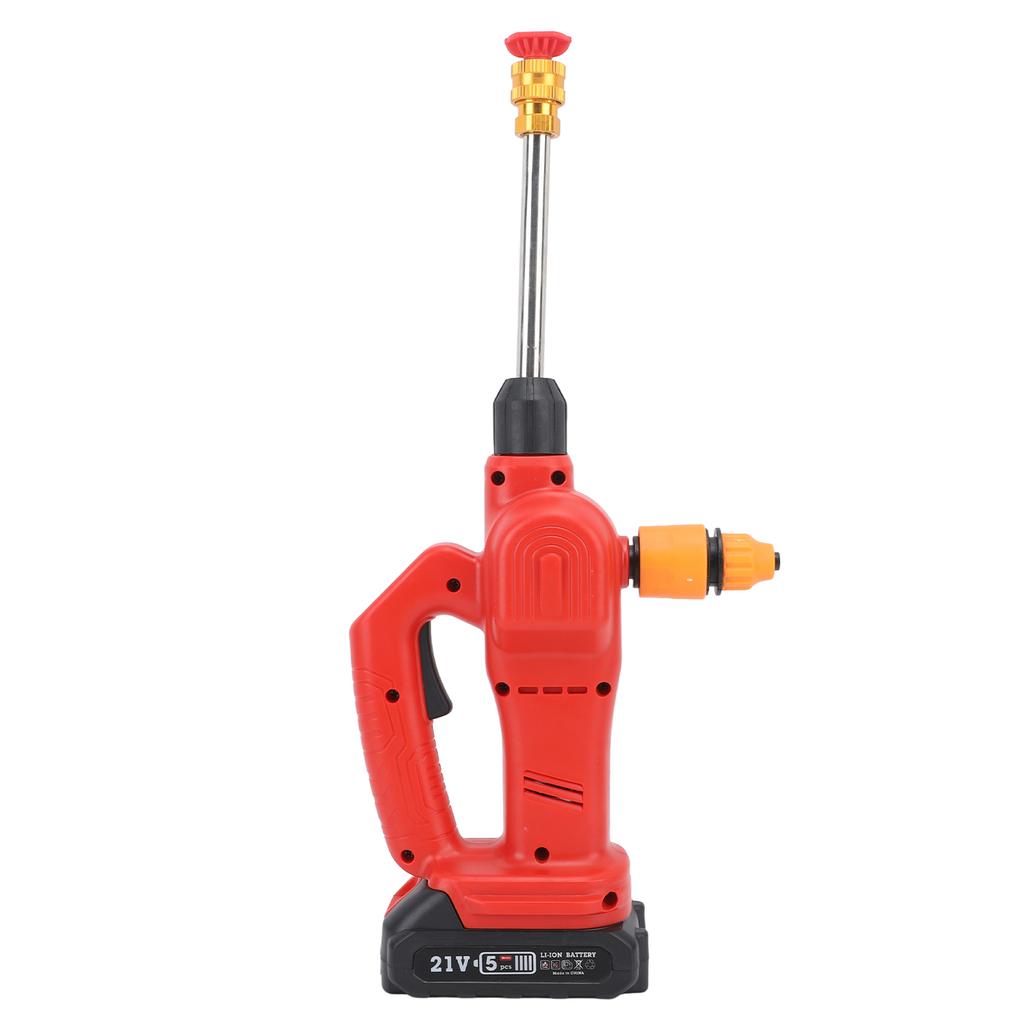 Cordless Pressure Washer IPX7 Waterproof Battery Powered Portable Pressure Cleaner with 180 Degree