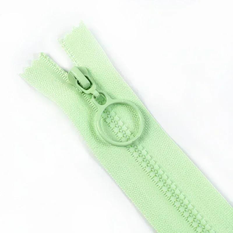 5/10/20Pcs Meetee 25/60cm 3# Resin Zippers Close/Open End Zipper for Clothes Bags Ring Puller Zip Garment Sewing Accessories