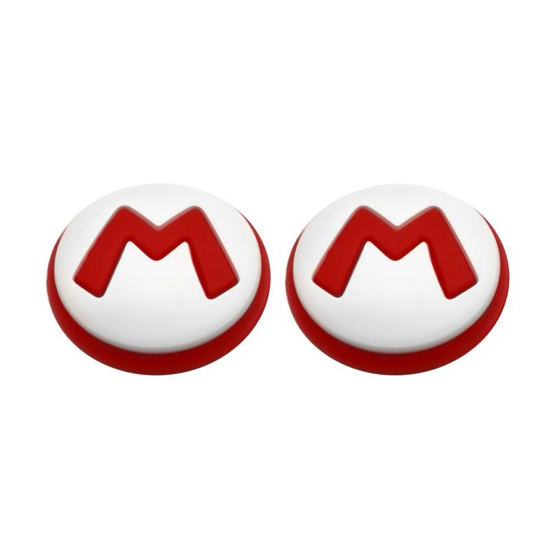 Perfect Mario Poke Ball Cartoon Joystick Grips for Nintend Switch 2 JoyCon Controller Thumb Sticks Cap Joystick Cap Protective Cover