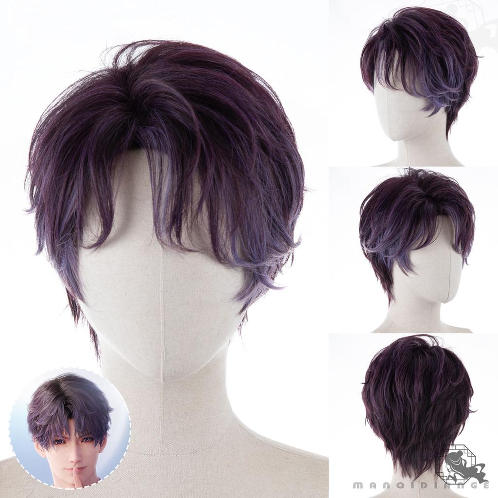High Quality Love And Deepspace Rafayel Zayne Xavier Cosplay Wig 30cm Short Heat Resistant Synthetic Hair Anime Wigs