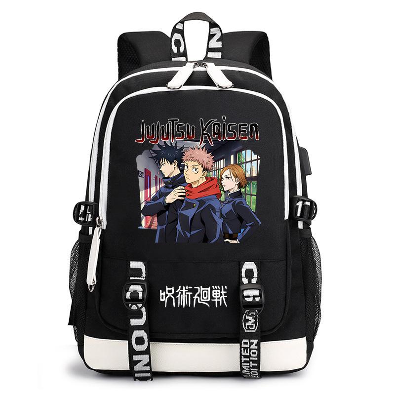 Day Mantra Return To War Anime School Bag Fashion Backpack Elementary School Students Large Capacity Backpack Burden Reduction Storage Bag