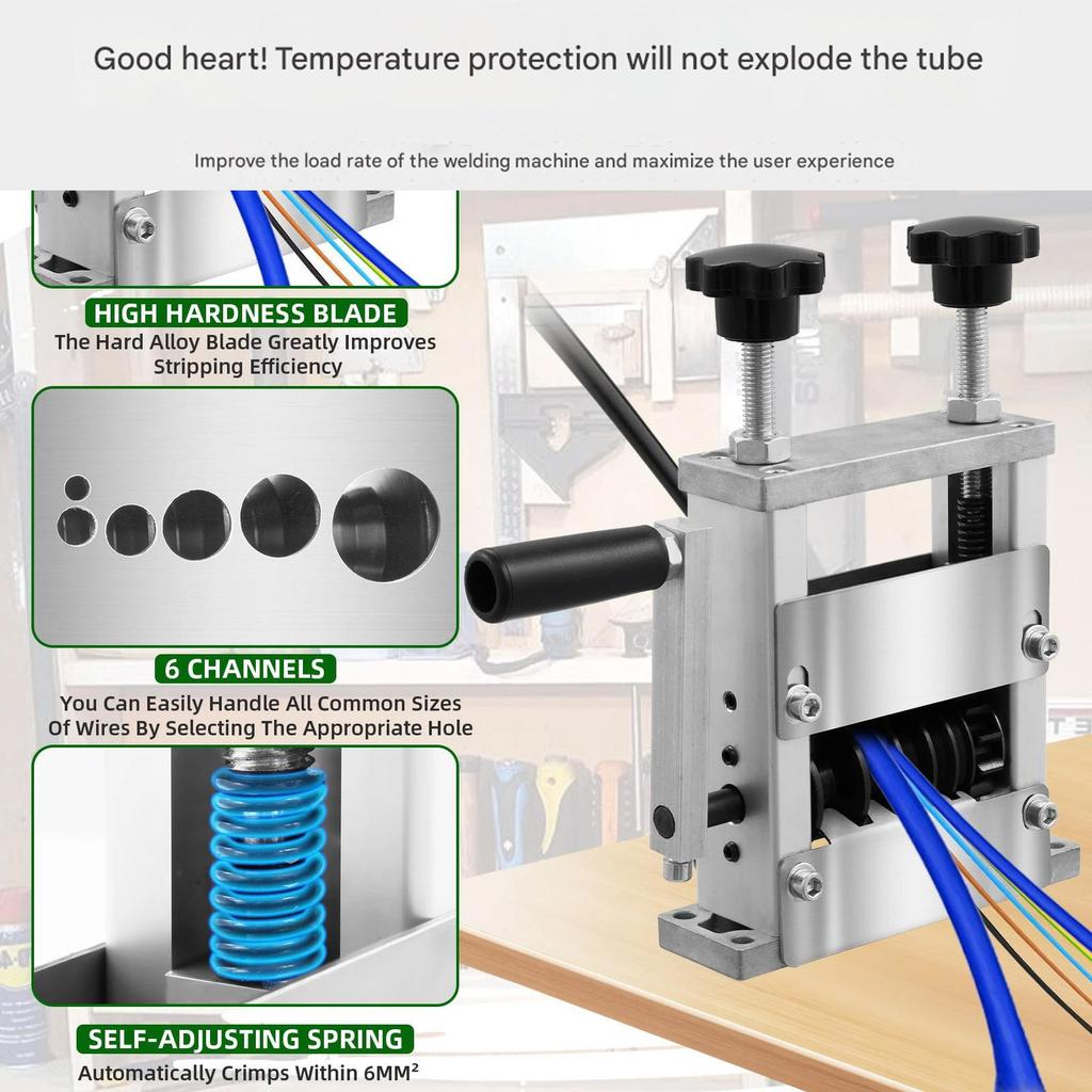 Manual Electric Wire Stripper Machine Cable Stripping Tool Scrap Copper Recycling Copper Wire Peeler for Electricians
