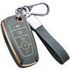 Ford Keychain Cover, Explorer Mustang Escape Edge Lincoln Premium Soft TPU Fully Protected Key Case Remote Key Holder