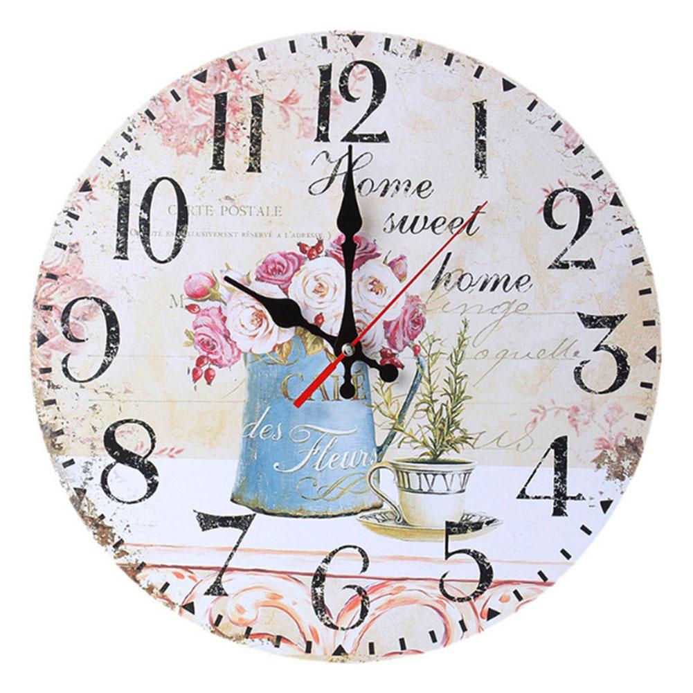 Wall Mounted Creat Wooden Clock Wood Carfts Design