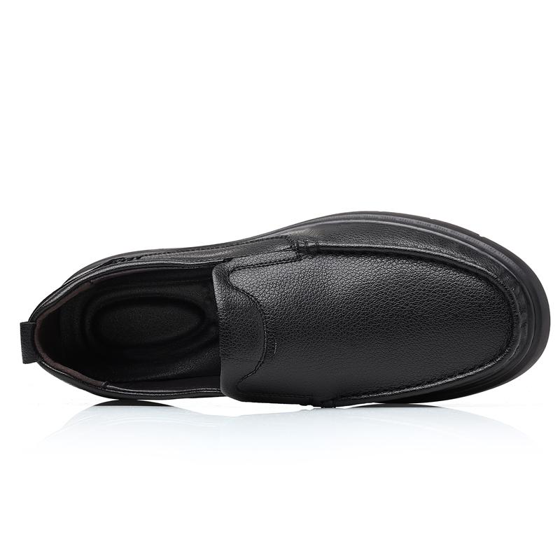 Men's Breathable Leather Loafers Comfortable Slip-On Men's Driving Shoes Men Casual Lightweight Business Male Dress Shoes