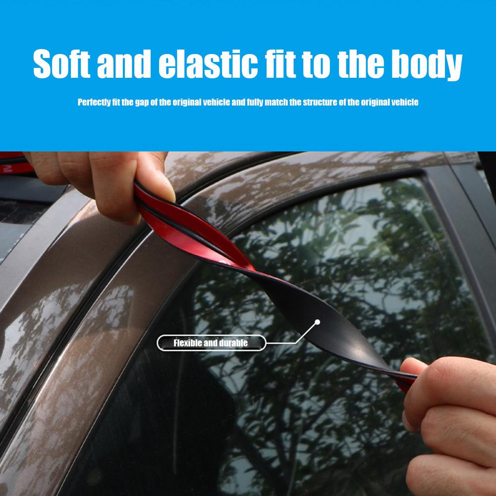Auto Seal Protector Sticker Rubber Waterproof Window Edge Windshield Roof Sealing Strip Auto Roof Windshield Sealant Protector