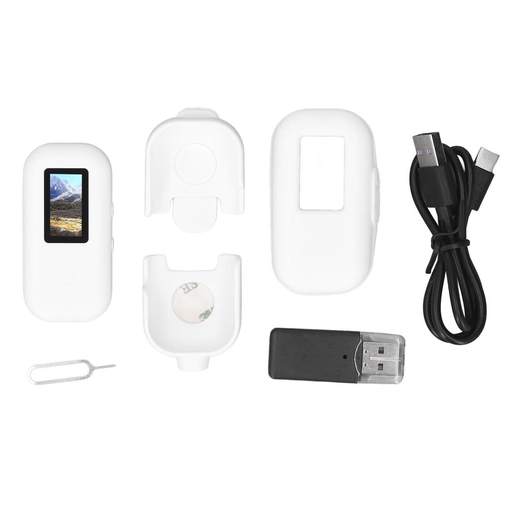 Körper-Videorecorder, 0,96-Zoll-Farbdisplay, eingebautes Mikrofon, 1920 x 1080P HD, Loop-Aufnahme, 400 mAh