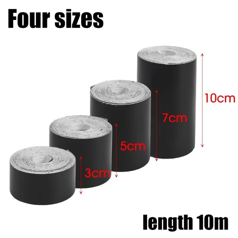 10/7/5/3cm Car Sticker Matte Black Vinyl Wrap Film Car Modification Film Car Interior Decorative Stripe Color Changing Film Tape