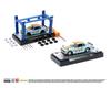M2 Machines Scale Nissan Skyline 2000 1971 Gulf Lift with Tire and Wheel Set Mijo 1/64 GT-R 4-Post (Skyline Exclusive)