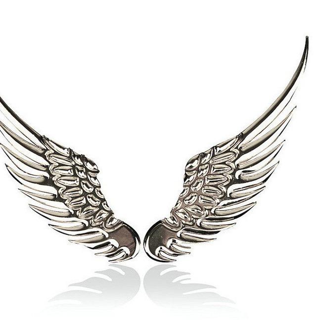 

Car Stickers, Car Emblem Stickers, Car Modification Stickers, Metal 3D Stickers One Size серебряный