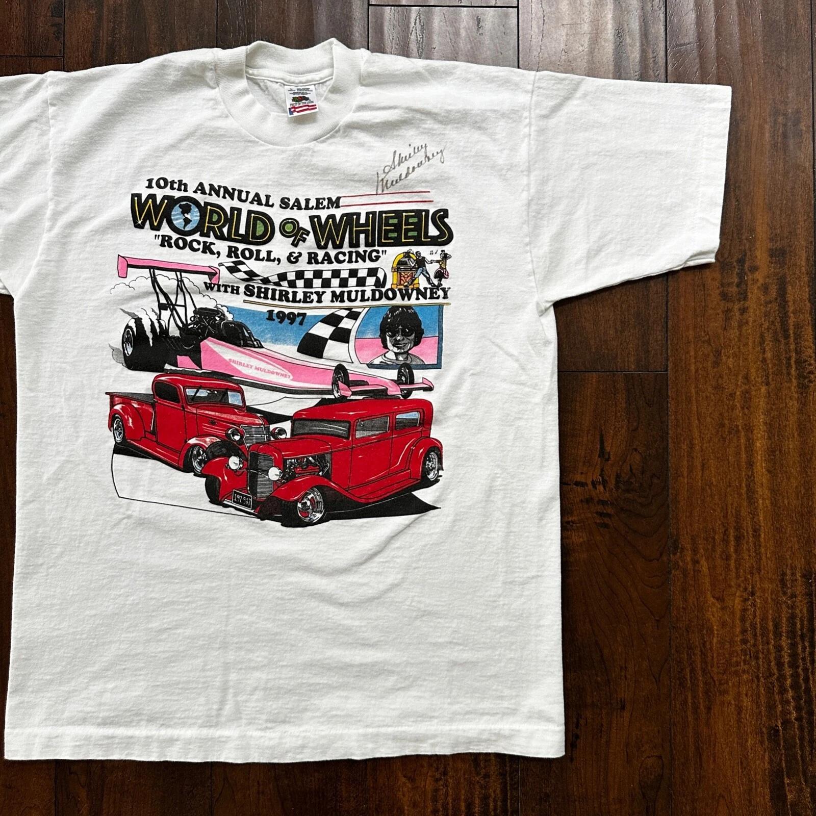 

Muscle Cars Portland Oregon VTG T Shirt 90s PDX 1997 Salem Rock Racing Nascar 3XL