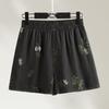 Women's Fashion Lapel Shirt & Shorts Two-Piece Set