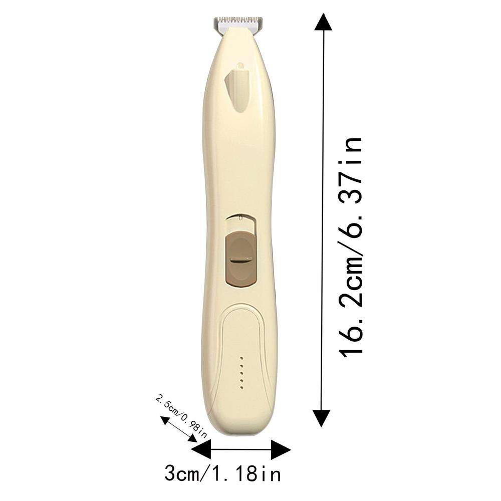 Dog Paw Trimmer For Grooming Dog Paw Pad Trimmer Cordless Shaver Brush Low-Noise Rechargeable Ergonomic For Precise Grooming