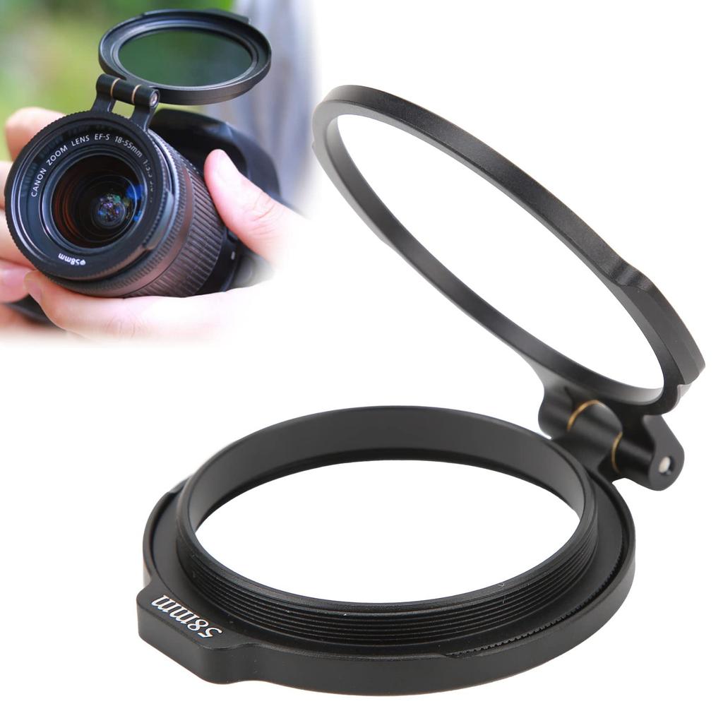 Camera Lens Filter Ring, Durable Quick Switch, Multi-Size Lens Filter Holder, Aluminum Alloy Material, for Wide-Angle Prime Zoom Lenses, Achieves Bett