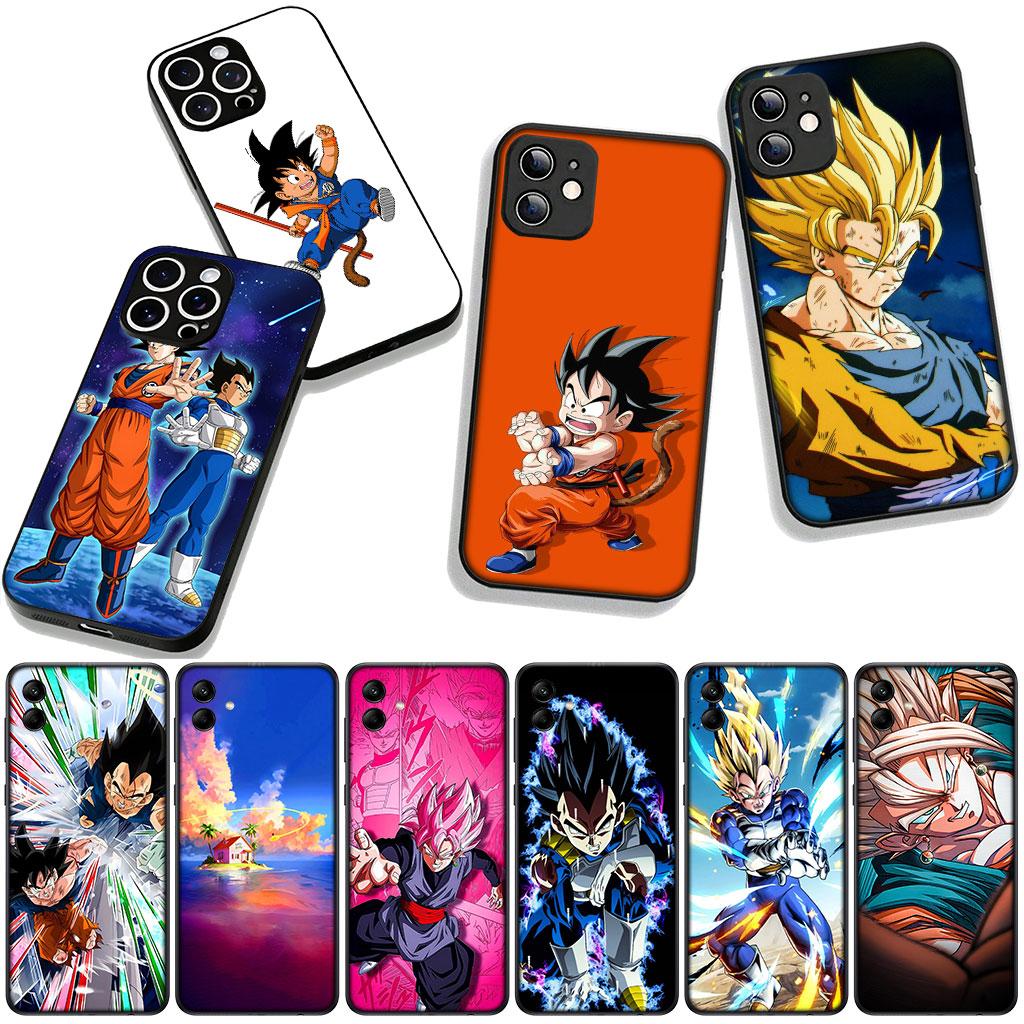 For Samsung Galaxy A25 A37 A57 A12 A14 A50 A51 A70 A71 A72 A21S A04 M15 Note 20 9 8 10 Case Vegeta Dragons Son Gokus Balls