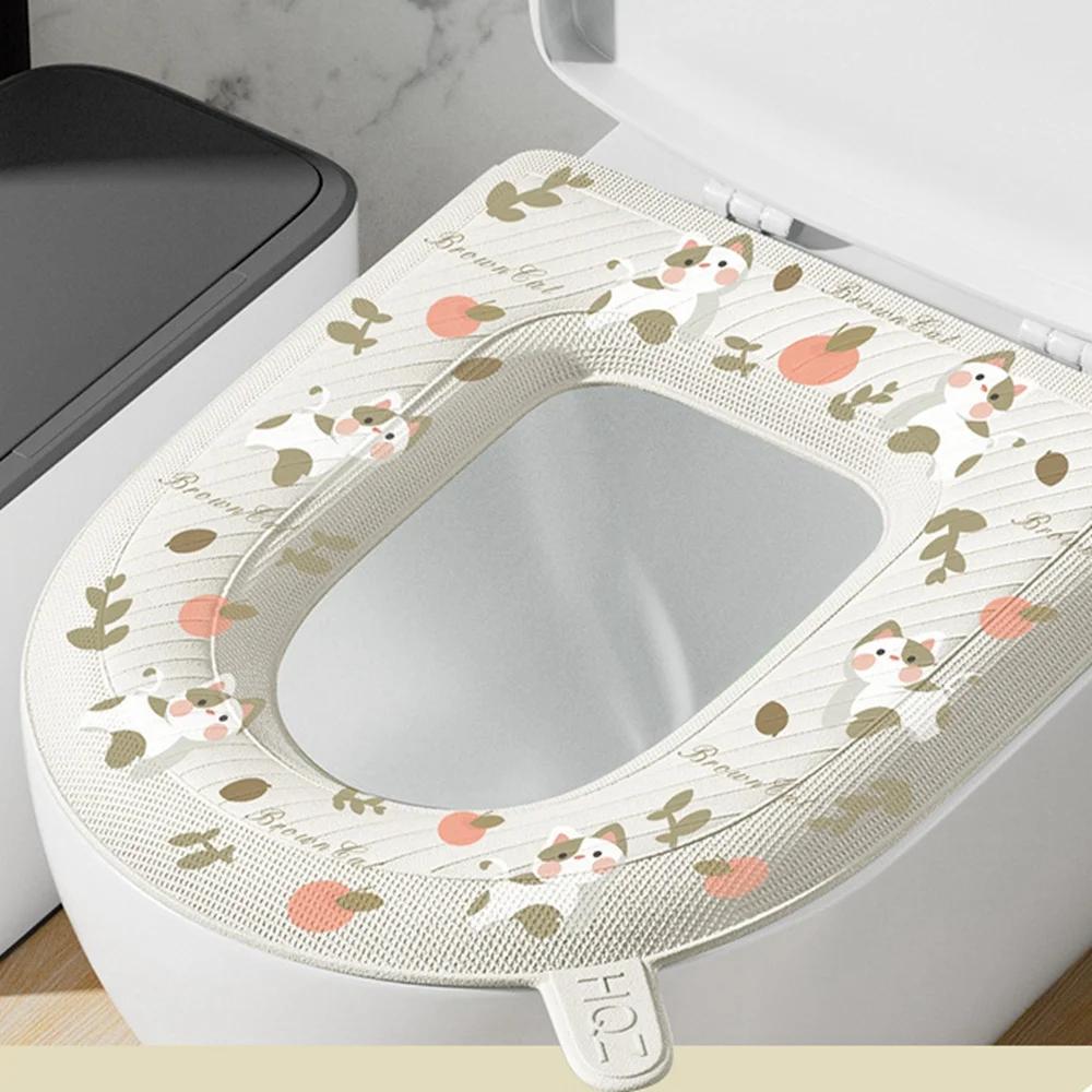 Toilet Seat Mat Device Washable Mat Cover Household Toilet Ring Four Seasons Universal Toilet Seat Cover Seat Cushion