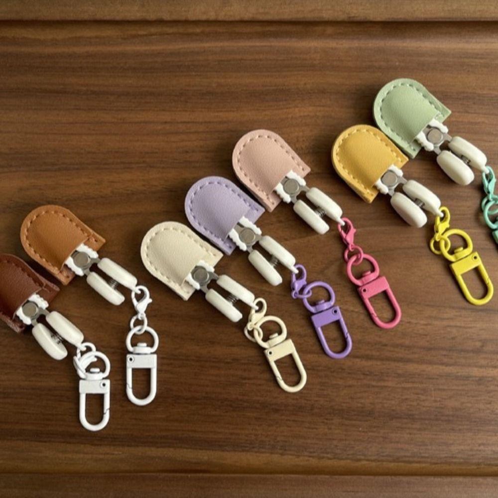 High Precision Art Mini Scissors with Protective Cover Colorful Hook Buckle Sewing Embroidery Snips with Storage Box Portable