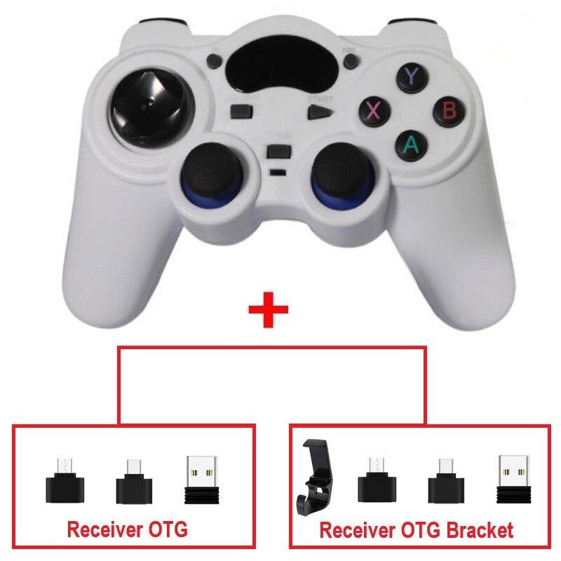 2.4G Controller Gamepad Wireless Joystick with OTG Converter for P3 Android Phone Tablet PC Smart TV Box
