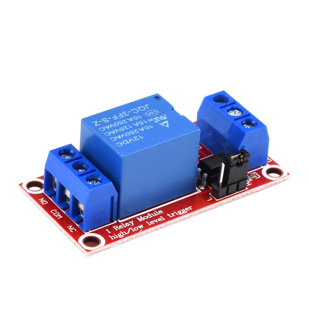 1-Kanal-Relaismodul mit Optokoppler-Unterstützung High- und Low-Level-Trigger Stromversorgungsmodul für Arduino 5V 9V 12V 24V