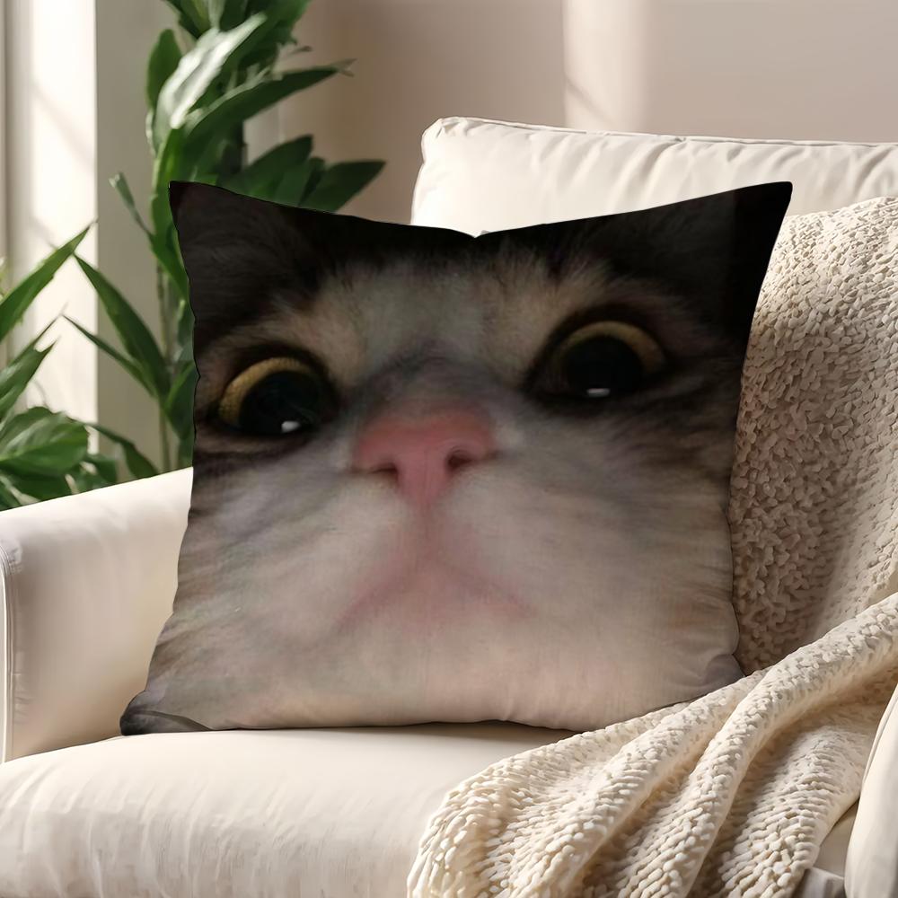 Cute Cat Funny cushion cover For Pillow Printing Sofa Decoration Home Car Room Coffee Shop Office Nordic Simplicity
