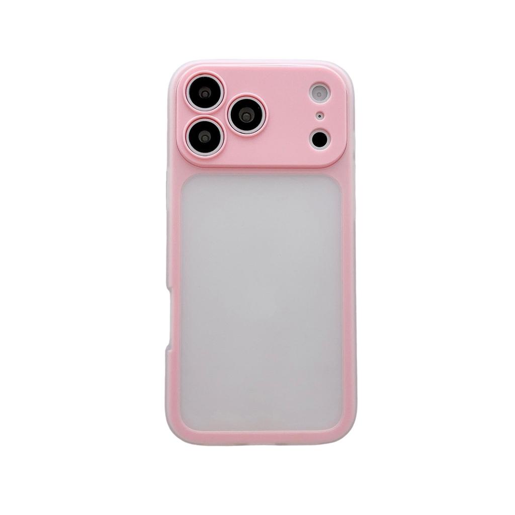 iPhone 17 Skin-Feel Matte Protective Case with Large Window for Apple 15/16