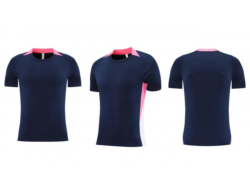Custom Quick-Dry Polyester Football Jersey Short Sleeve Team Kit with Logo