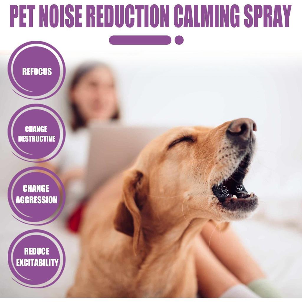 50ml Pet Noise Reduction Spray, Calming Pet, Preventing Stress, Reducing Pet Noise Spray