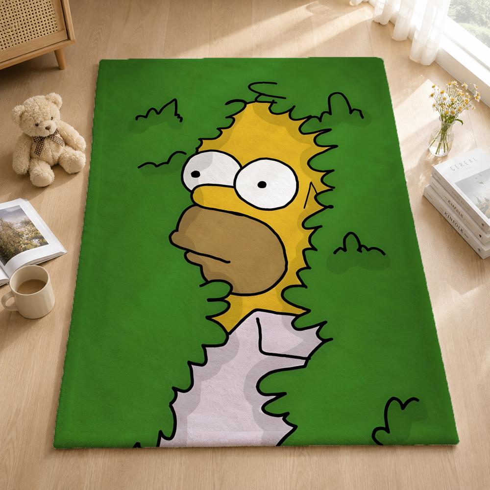 Cartoon T-The Simpsonss Throw Blankets Soft Warm Flannel Blanket Bedding For Bed Living Room Home Sofa