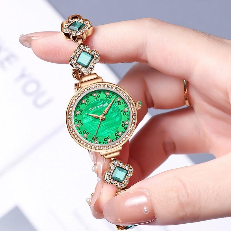 Light Luxury Waterproof Bracelet Quartz Lady Watch Fashion Diamond Set Small Exquisite Women's Watch