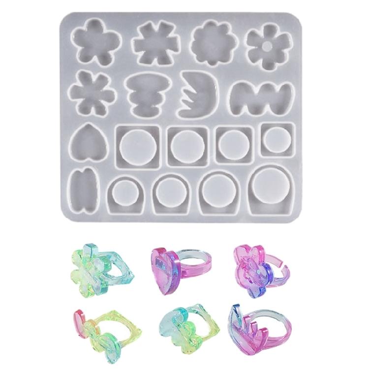 

Flower Silicone Ring Molds with Different Sizes for DIY Crafts Jewelry Making