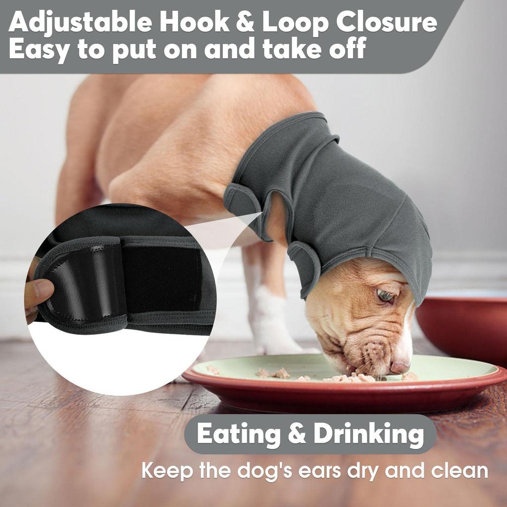 Calming Headband & Neck Gaiter for Dogs - Anti-Thunder & Startle Earmuffs