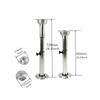 Bymaocar Adjustable Pedestal Marine RV Table Base Mount Caravan Motorhome Table Pedestal Stand Base, 22-28in Furniture Hardware
