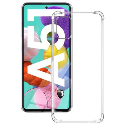 Etui na Samsung Galaxy A51 4G Silikonowe Miękkie Wstrząsoodporne Przezroczyste Tylne Pokrowce Przezroczyste Etui na Telefon dla galaxyA51Fundas Coque Capa