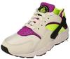 Кроссовки Nike Air Huarache белый/пурпурный/черный/неоновый желтый