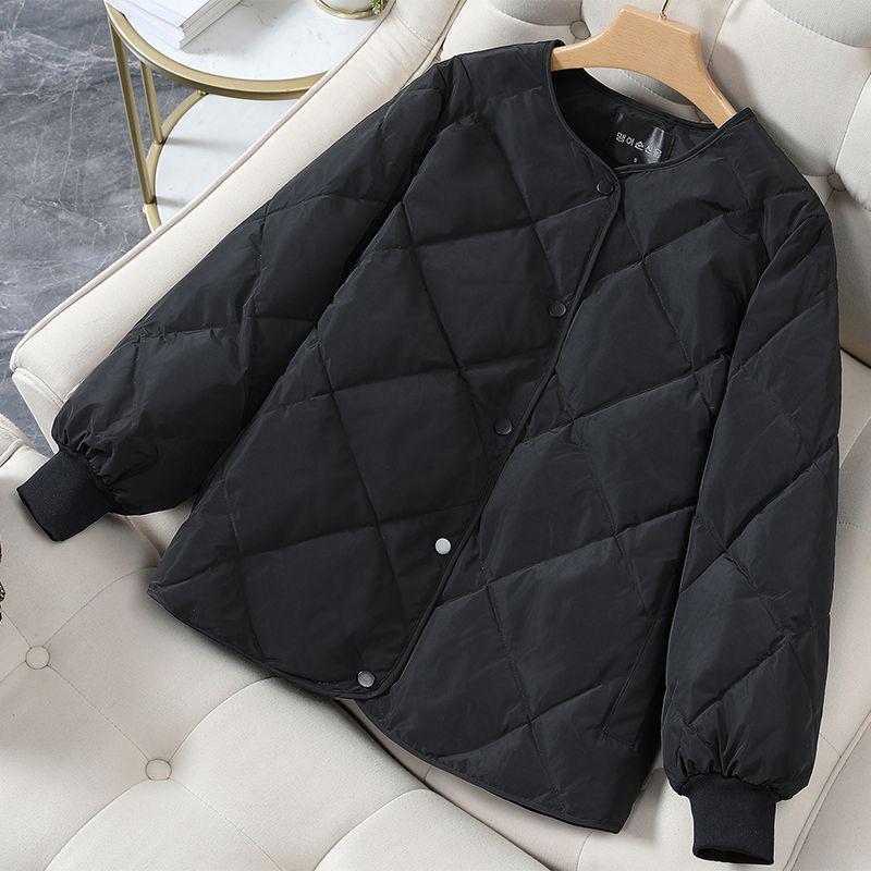 Women's Lightweight Petite Quilted Jacket - Autumn/Winter 2025 Korean Style
