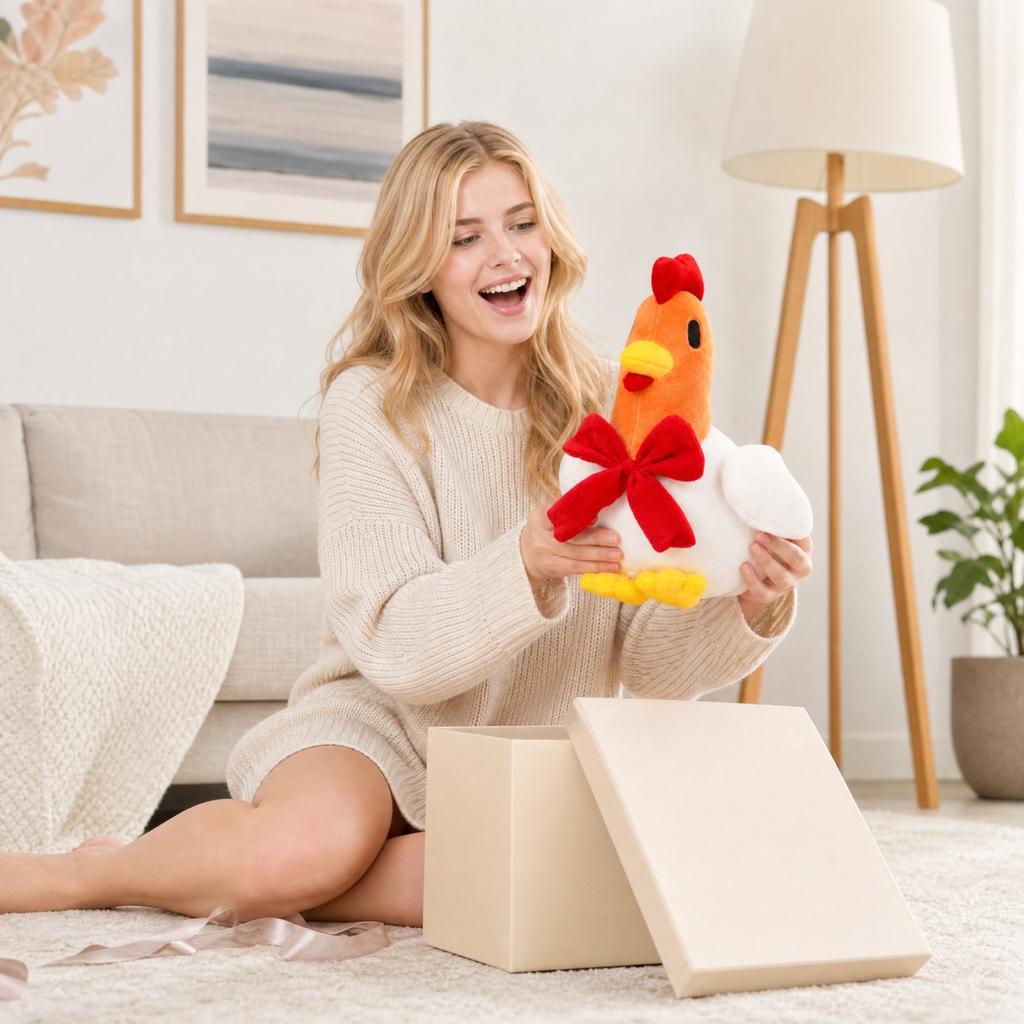 Soft Plush Stuffed Animal Toy for Kids - Cute Cuddly Doll for Birthday Gifts and Everyday Play