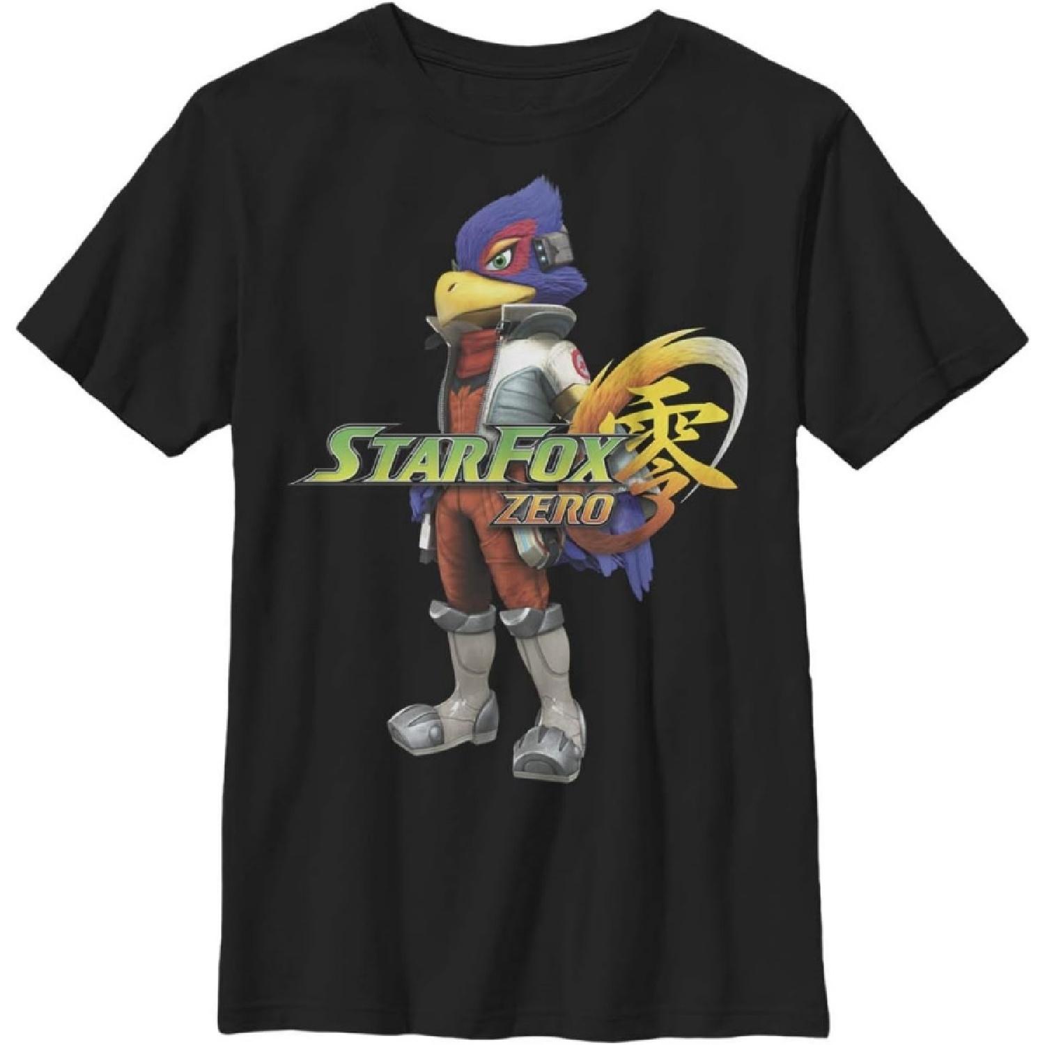 Fifth Sun Boy s Nintendo Star Fox Zero Falco Lombardi T-Shirt S