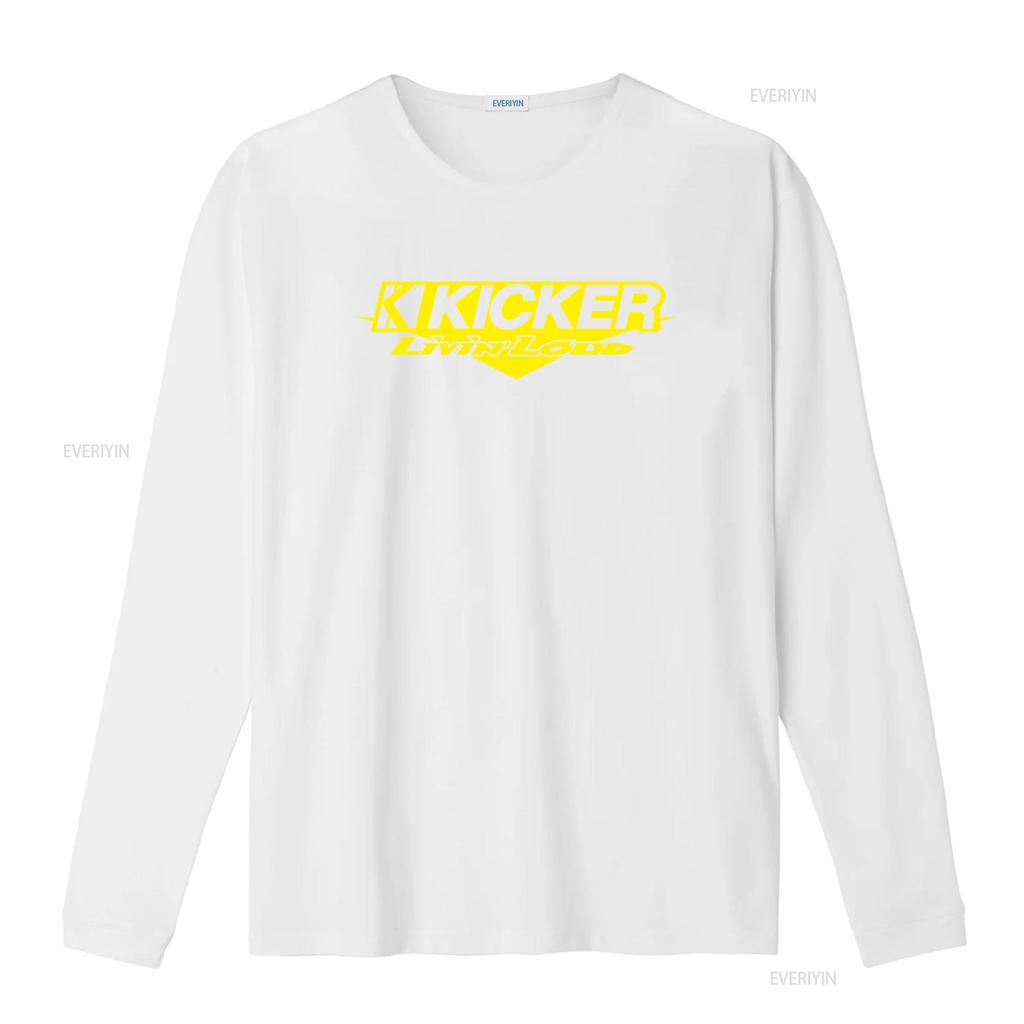 Kicker Livin Loud Audio Logo T shirt Perfect for Car Enthusiasts Features Speakers Amplifiers Subwoofers Design vintage Washed